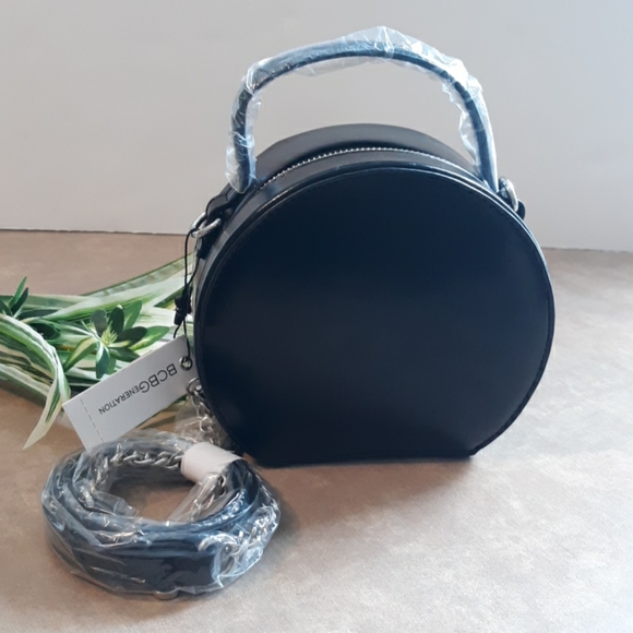 NEW! BCBGeneration Mini Crossbody Black Purse - Picture 7 of 12